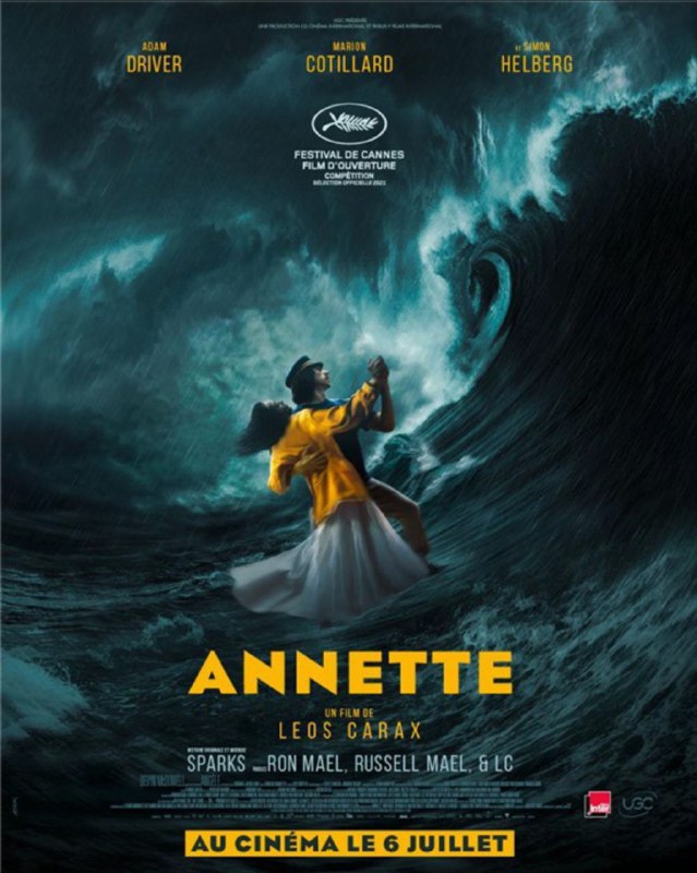 名称：安妮特 4K(2160P)描述：Annette影片年代：2021影片产地：法国、德国、墨西哥对白语音：英语影片字幕：中字外挂字幕电影简介：才华横溢的脱口秀演员亨利（亚当·德赖弗饰）和歌剧演员安（玛丽昂·歌迪亚饰）在两人双双达到声名的顶峰时公布恋情，继而组成家庭，很快便迎来了女儿安妮特，是一对令世人艳羡的神仙眷侣