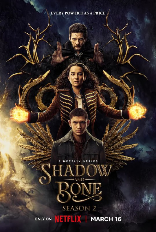 名称：太阳召唤 Shadow and Bone Season 1-2季全描述：《太阳召唤》根据利·巴杜戈全球畅销的“格里莎世界”小说改编，故事背景设定在一个饱受战争蹂躏的世界里，底层士兵、孤女阿丽娜·斯达科夫突然施展出一种非凡的力量，这可能是让她的国家重获自由的关键
