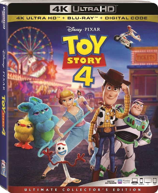 名称：玩具总动员4 4K原盘REMUX [HDR] [国英双语] [内封简英双字]描述：玩具总动员4的剧情简介 · · · · · ·  胡迪深知自己在这个世界上的使命，就是照顾他的主人，无论是原来的安迪还是新主人邦妮