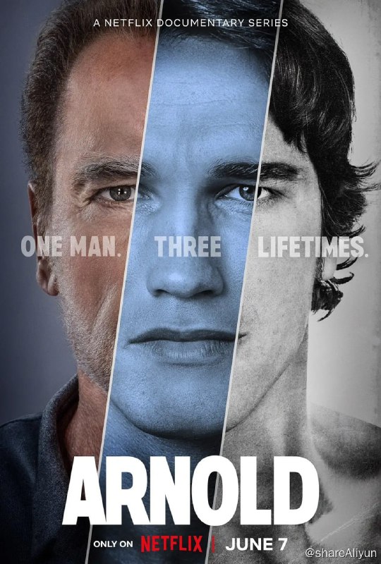 名称：阿诺·施瓦辛格：人生三部曲 Arnold (2023)描述：这部近距离系列纪录片聚焦阿诺·施瓦辛格，从健美冠军到好莱坞偶像再到政客，多方位展示了他的生活与职业生涯