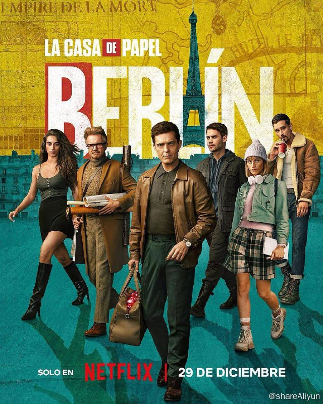 名称：纸钞屋：柏林  （英文名Berlín）4K描述：纸钞屋：柏林，英文名为Berlín，在《纸钞屋》事件之前“柏林”的黄金时代，他和一群高手相聚巴黎，策划自己最大的一票盗窃行动