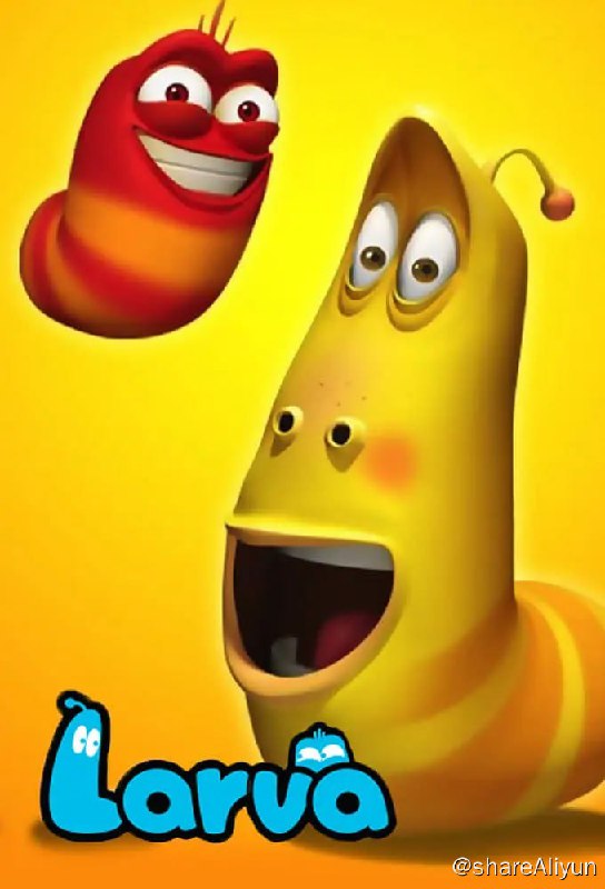 名称：爆笑虫子 S1+S2+S3+S5 +电影版描述：《Larva》是一部出自韩国的可爱的红和黄幼虫的幽默搞笑短片动画，共104集