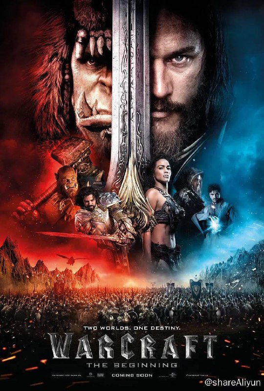 名称：魔兽 4K原盘REMUX 国英双音 内封字幕描述：这是一个人类和兽人共存，和谐相处，互不侵犯的世界