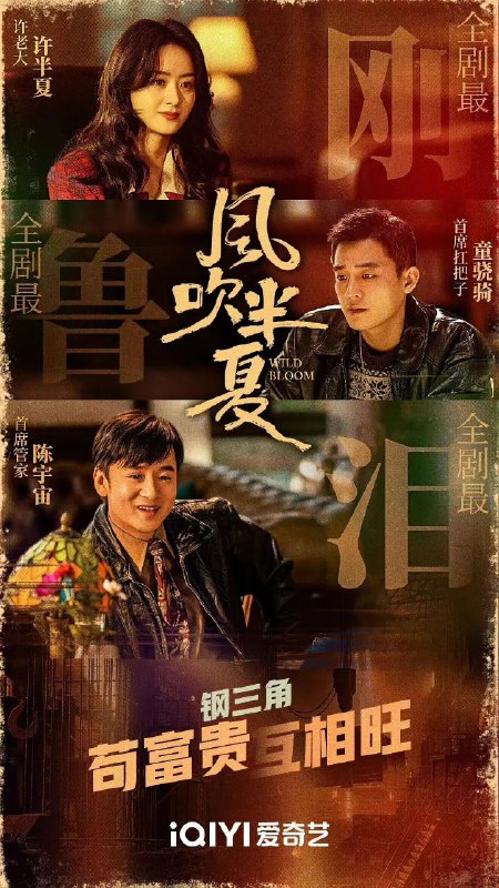 名称：风吹半夏 4K/1080P更新22描述：这是一部时代群像闯剧，讲述了以许半夏为首的有志者怀抱雄心壮志在改革开放的大潮中，奔流涌动，积极探索，不断创新的故事，也展现了上世纪九十年代中小企业在时代浪潮中生存并寻求发展的现实