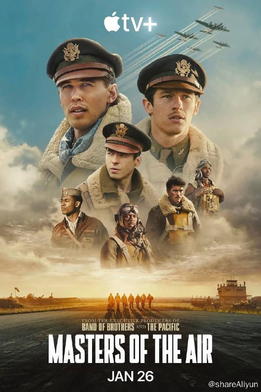 名称：空战群英 (2024) 4K HDR10+ 内封多国语 更E08【高分美剧】描述：该剧是继《兄弟连》和《太平洋战争》之后，史蒂文·斯皮尔伯格和汤姆·汉克斯打造的“二战三部曲”第三部