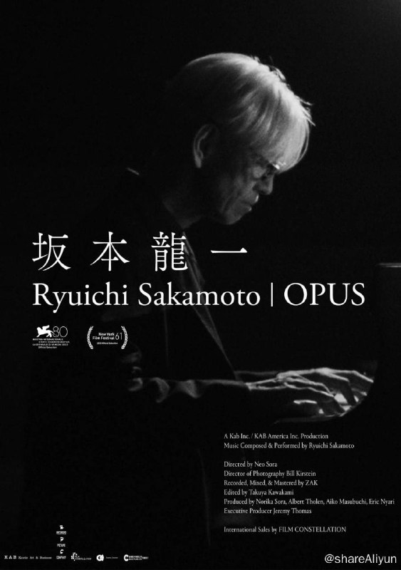 名称：坂本龙一：杰作 (2023) 【高分纪录片】描述：记录了坂本龙一生前最后一场钢琴独奏音乐会