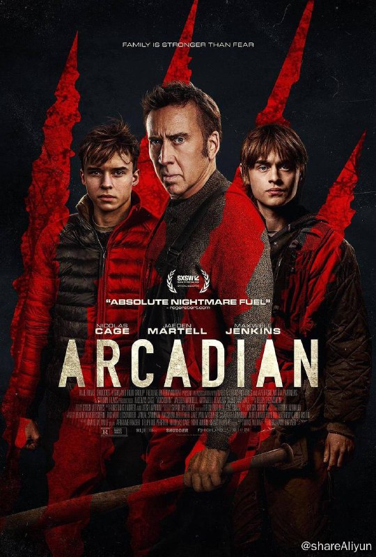 名称：世外桃源  尼古拉斯·凯奇 4K 动作恐怖 2024最新描述：主角保罗和他的两个儿子托马斯与约瑟夫，他们的生活陷入了一种白天宁静、夜晚恐怖的模式
