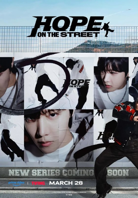 名称：街道上的希望 Hope On The Street (2024)描述：《Hope On The Street》是防弹少年团郑号锡(j-hope)推出的同名舞蹈练习日记内容