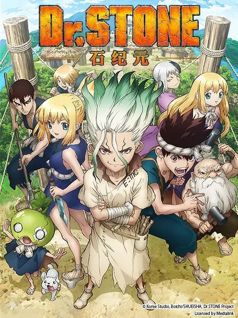 名称：石纪元 Dr.STONE (2019)描述：全人类因谜般的现象而在一瞬间石化，之后过了数千年——