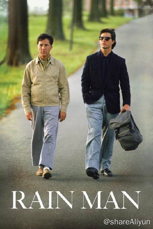 名称：雨人(1988) 4K Remux 外挂中字描述：查理（汤姆•克鲁斯 Tom Cruise 饰）父亲去世，留下了300万美元的遗产
