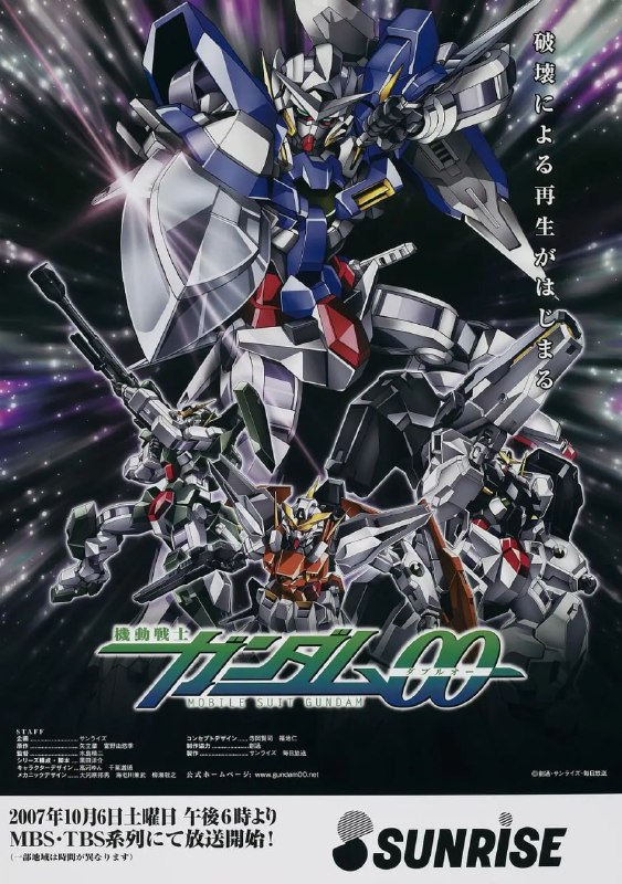 名称：机动战士高达00 機動戦士ガンダムOO (2007)描述：公元2307年，地球的化石燃料枯竭了