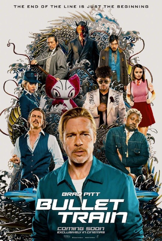 名称：子弹列车 Bullet Train (2022)描述：在东京前往盛冈一趟疾驰的列车上，有五名杀手，他们发现各自的任务其实有着关联