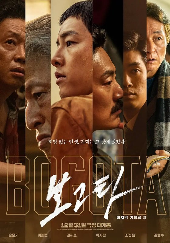 名称：波哥大 보고타 (2024)描述：20世纪90年代，一名韩国青年为了更好的生活搬到波哥大，在哥伦比亚黑市从底层做起，冒着危险试图攀向成功的巅峰