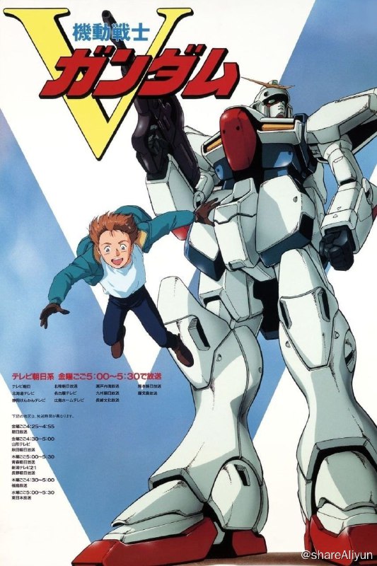 名称：机动战士V高达 (1993) 1080P 高码 中日硬字幕描述：宇宙世纪0153年，这个时候地球联邦已经名存实亡，统治衰颓腐朽，宇宙殖民地纷纷脱离控制，地球圈成为诸多军阀逐鹿的场所；建立于Side 2的新兴国家赞斯卡尔帝国开始对地球的侵略，联邦军根本无法阻挡，只有民间军事组织“神圣军事同盟”还在坚持抵抗